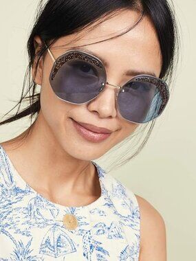(new) Fendi FF0358/S MVU Geometric Women Sunglasses